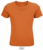 Camiseta Organica Infantil Pioneer Sols - Color Naranja